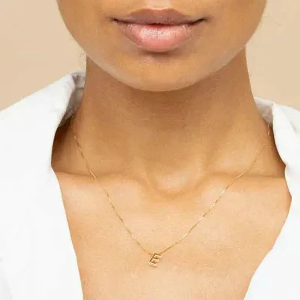 Gold Initial Necklace