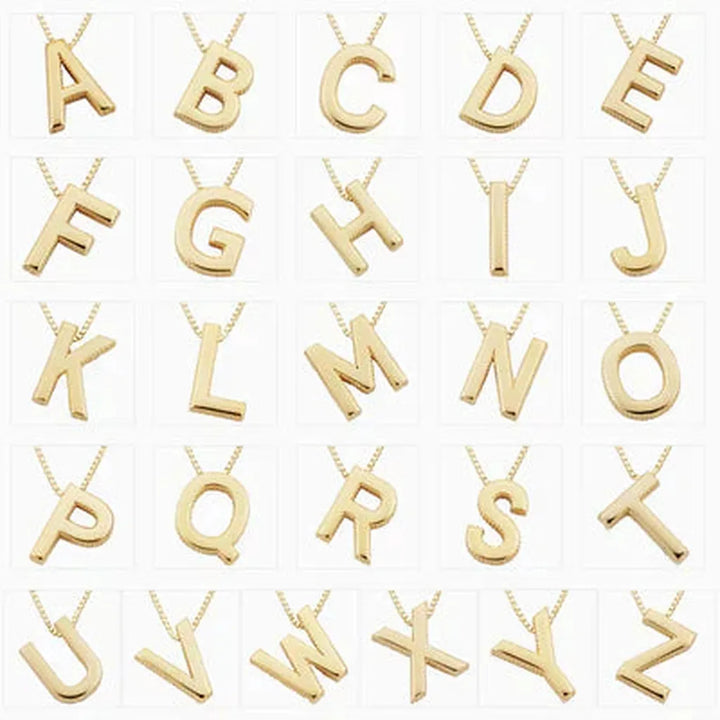 Gold Initial Necklace