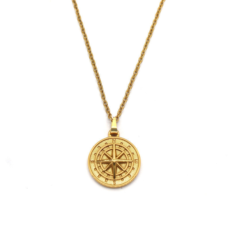 Necklace with Compass Pendant