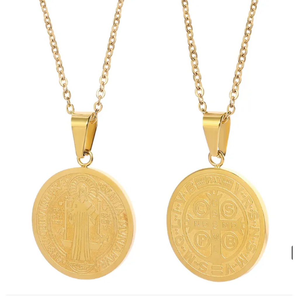 Necklace with Round O-Shaped Pendant