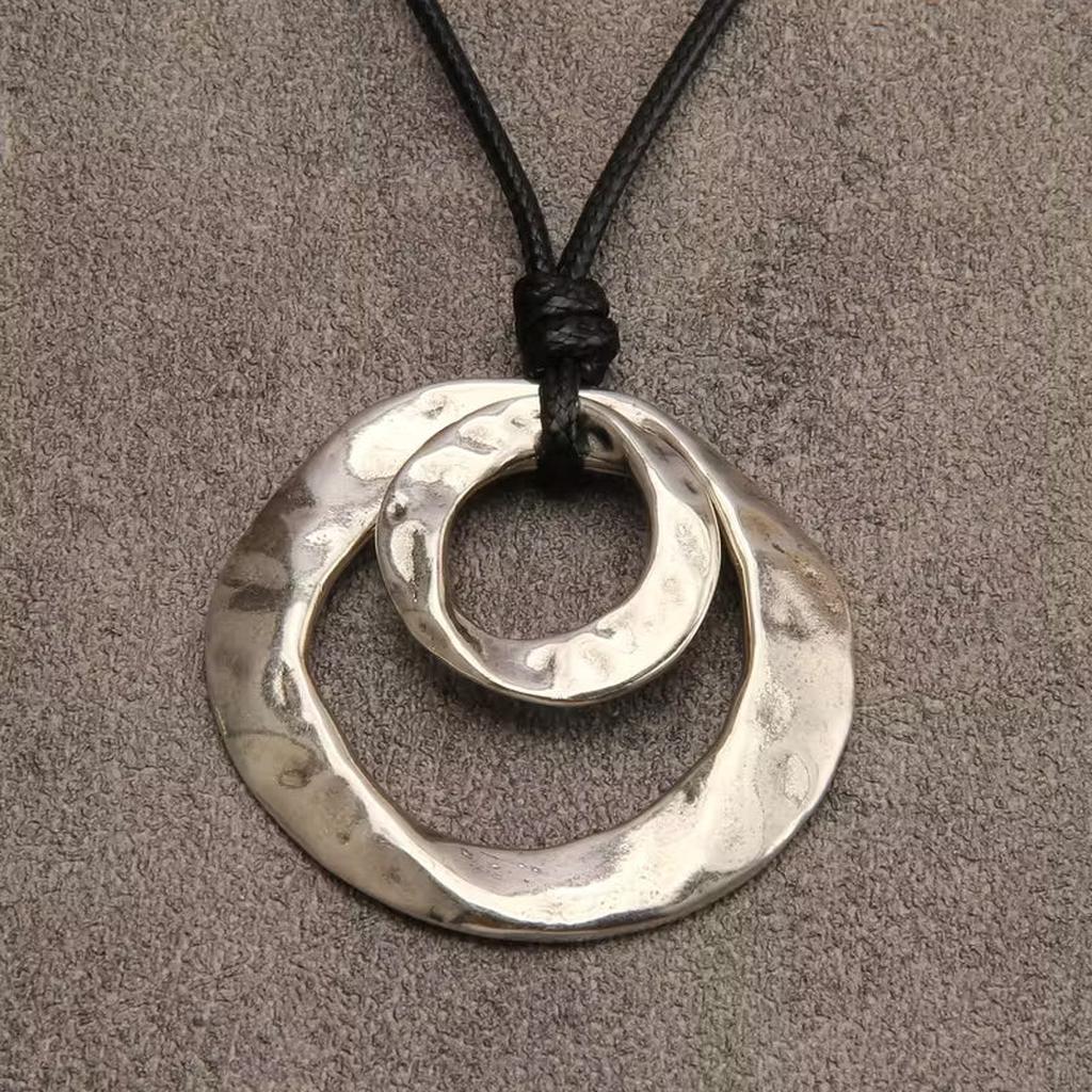 Necklace with Irregular Geometric Pendant