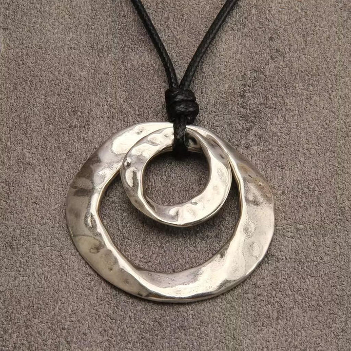 Necklace with Irregular Geometric Pendant