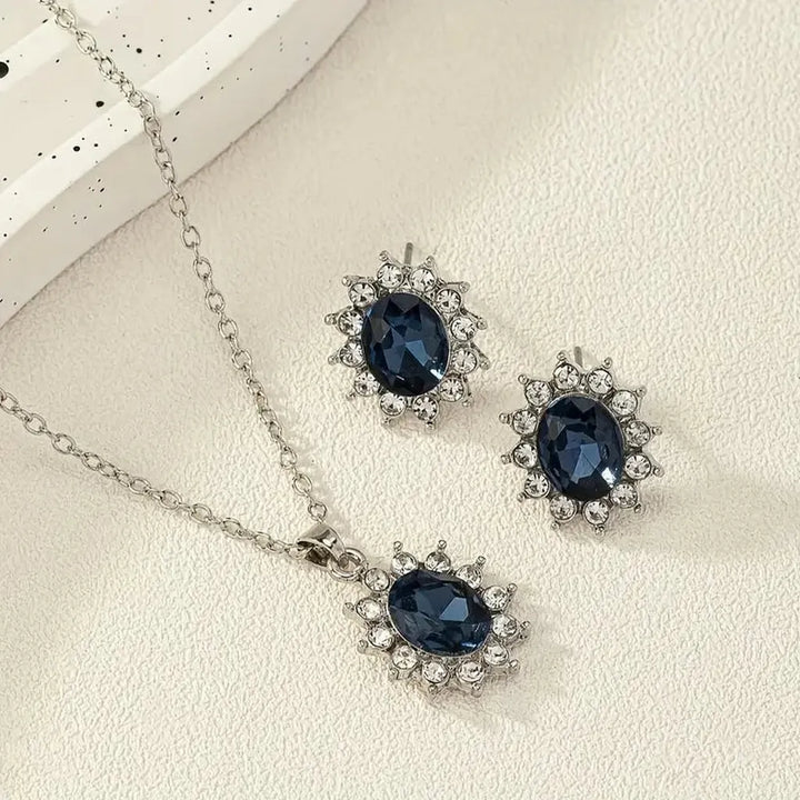 Katya Azuryn Jewellery Set | White Gold