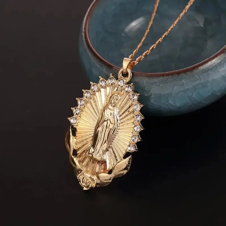 Necklace with Medal of the Virgin Mary