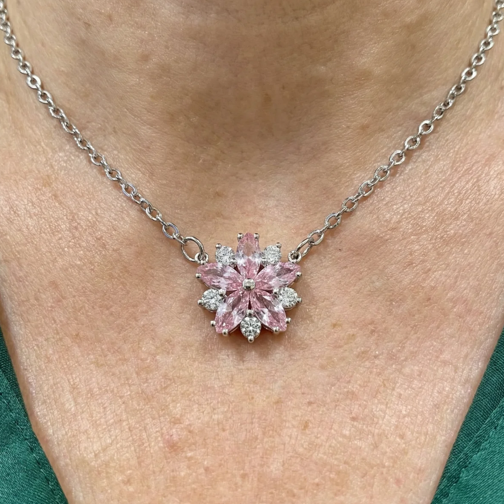 Cherry Blossom Necklace | Gold