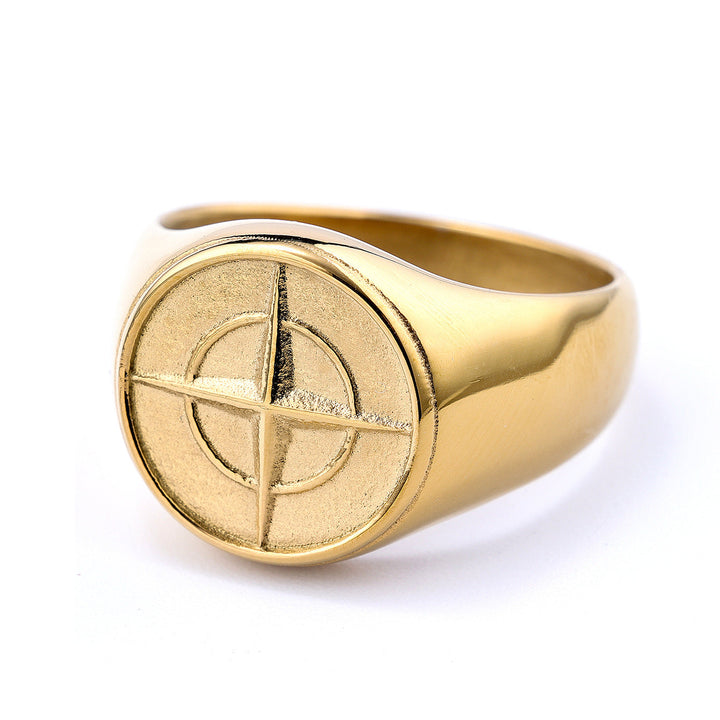 Classic Compass Signet Ring