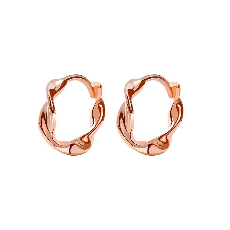 Copper Hoop Earrings Lark Evienne