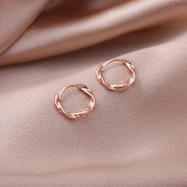 Copper Hoop Earrings Lark Evienne