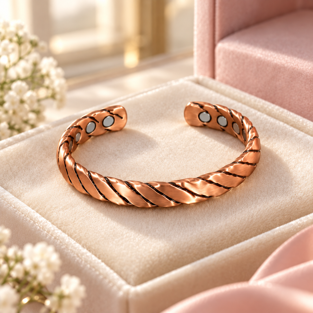 Eliana Copper Bracelet with Grat