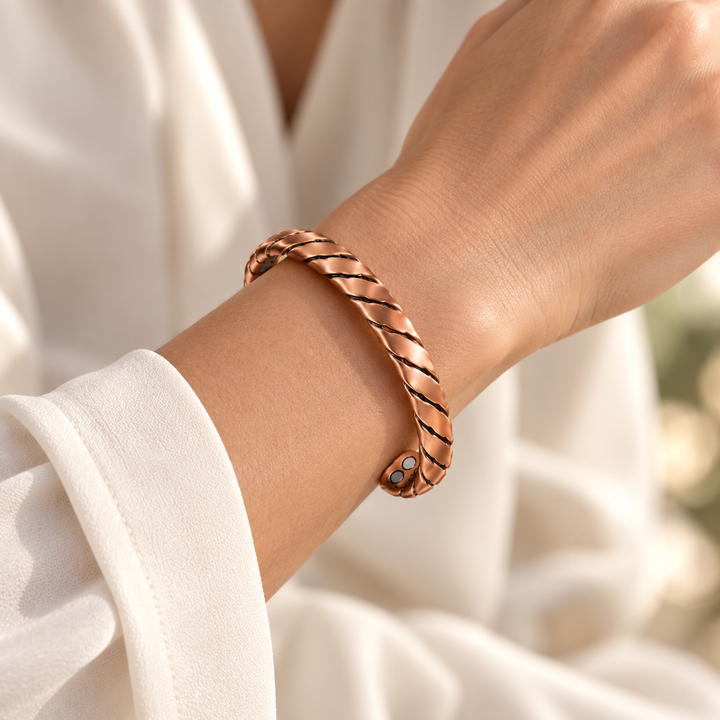 Eliana Copper Bracelet with Grat