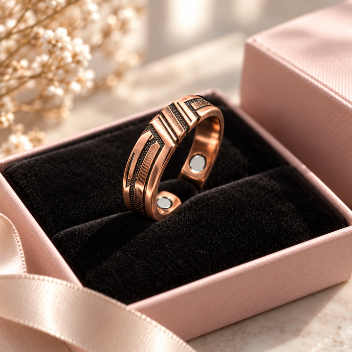 Genevra Ring with Sculptural Ridge