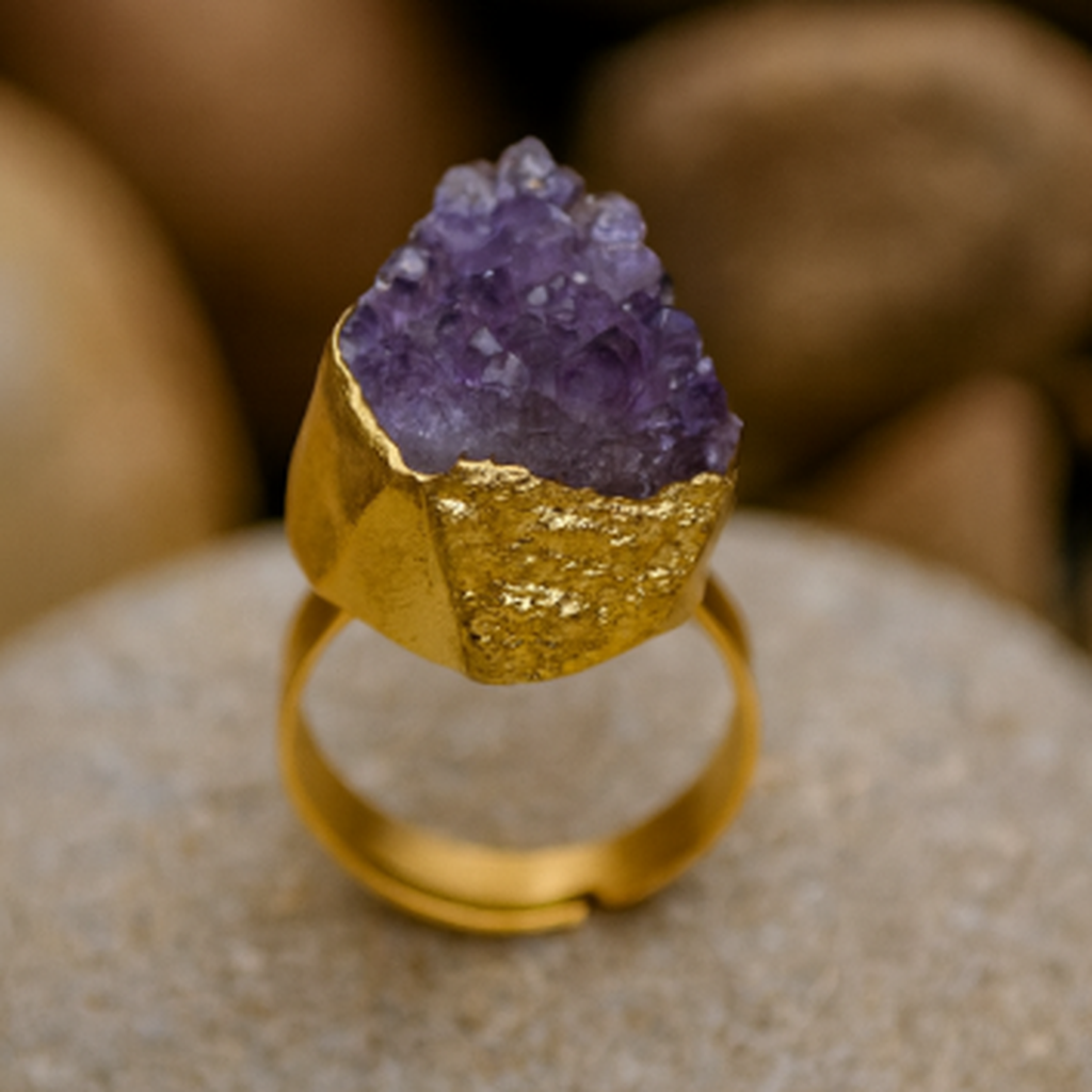 Lara Ring in Amethyst