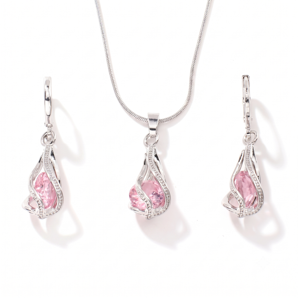 Livia Lumen-Twist Jewellery Set | Gold