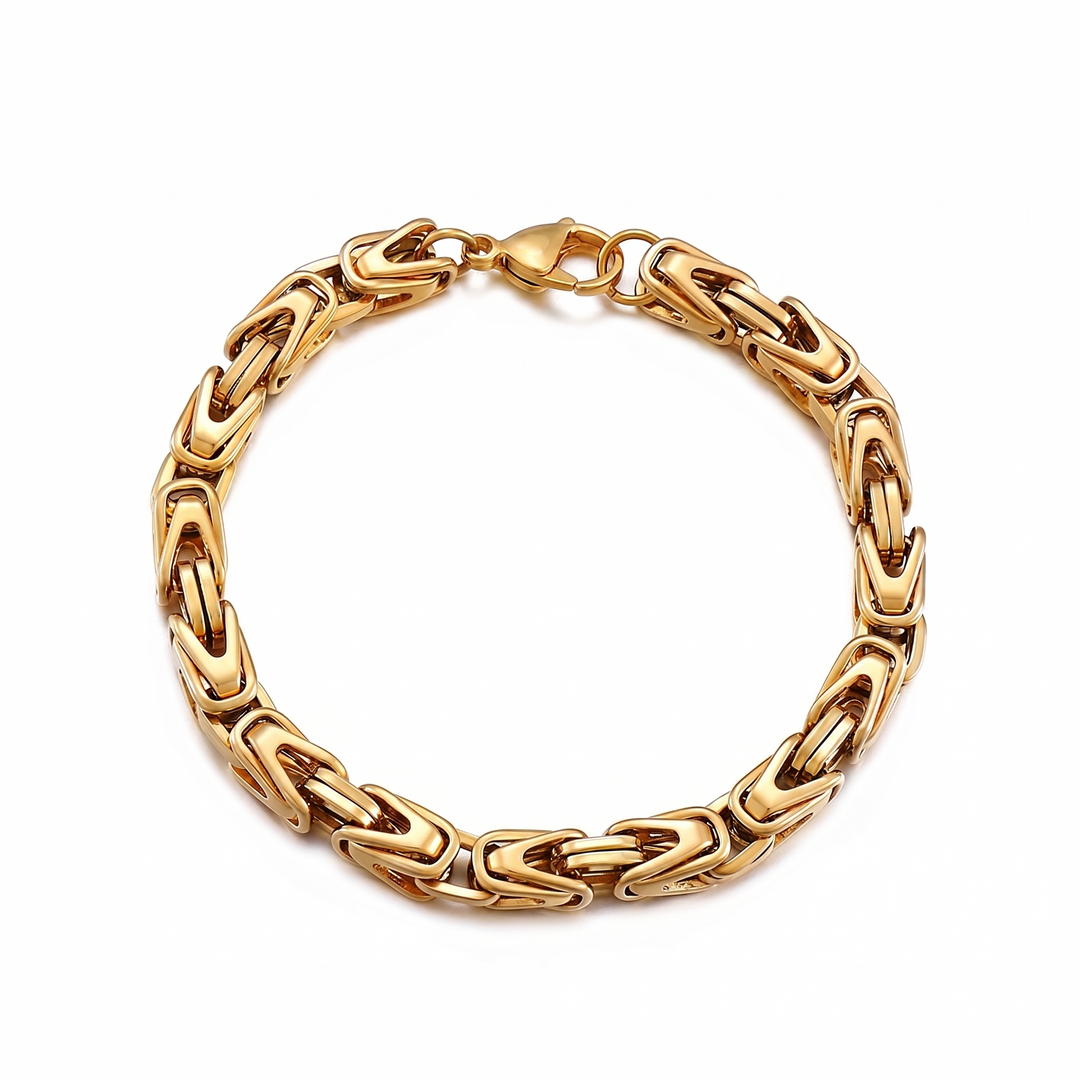 Lucian Bracelet with Crown Links
