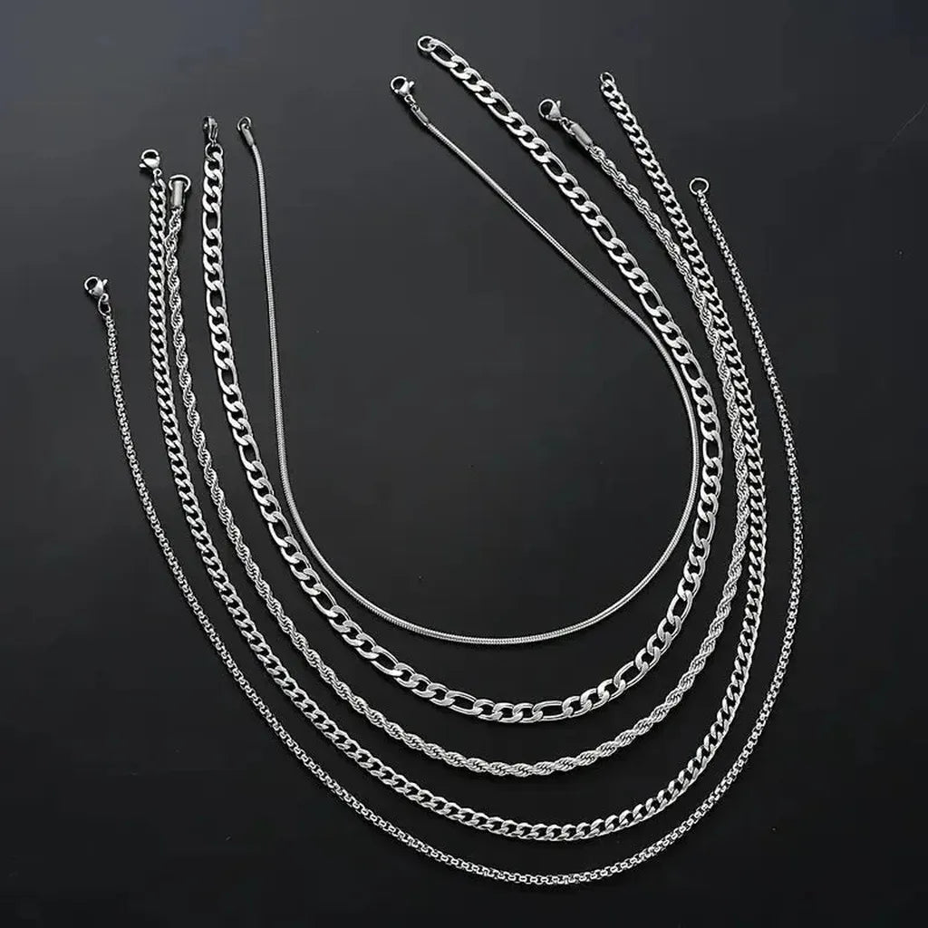 Luxurious Braided Stainless Steel Necklace