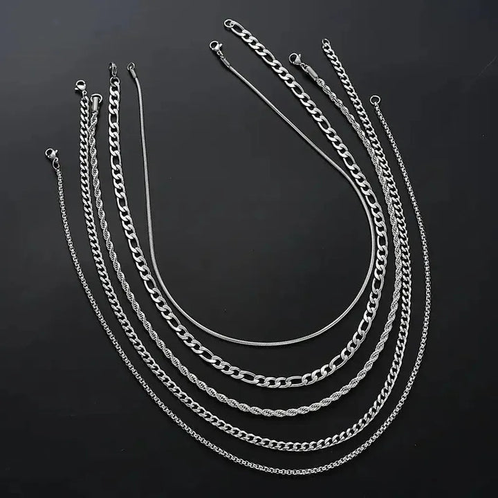 Luxurious Braided Stainless Steel Necklace
