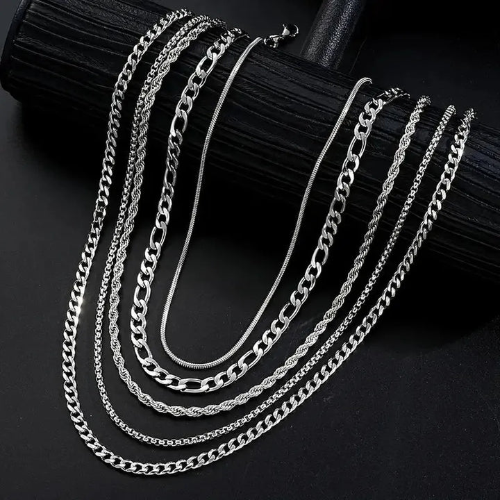 Luxurious Braided Stainless Steel Necklace