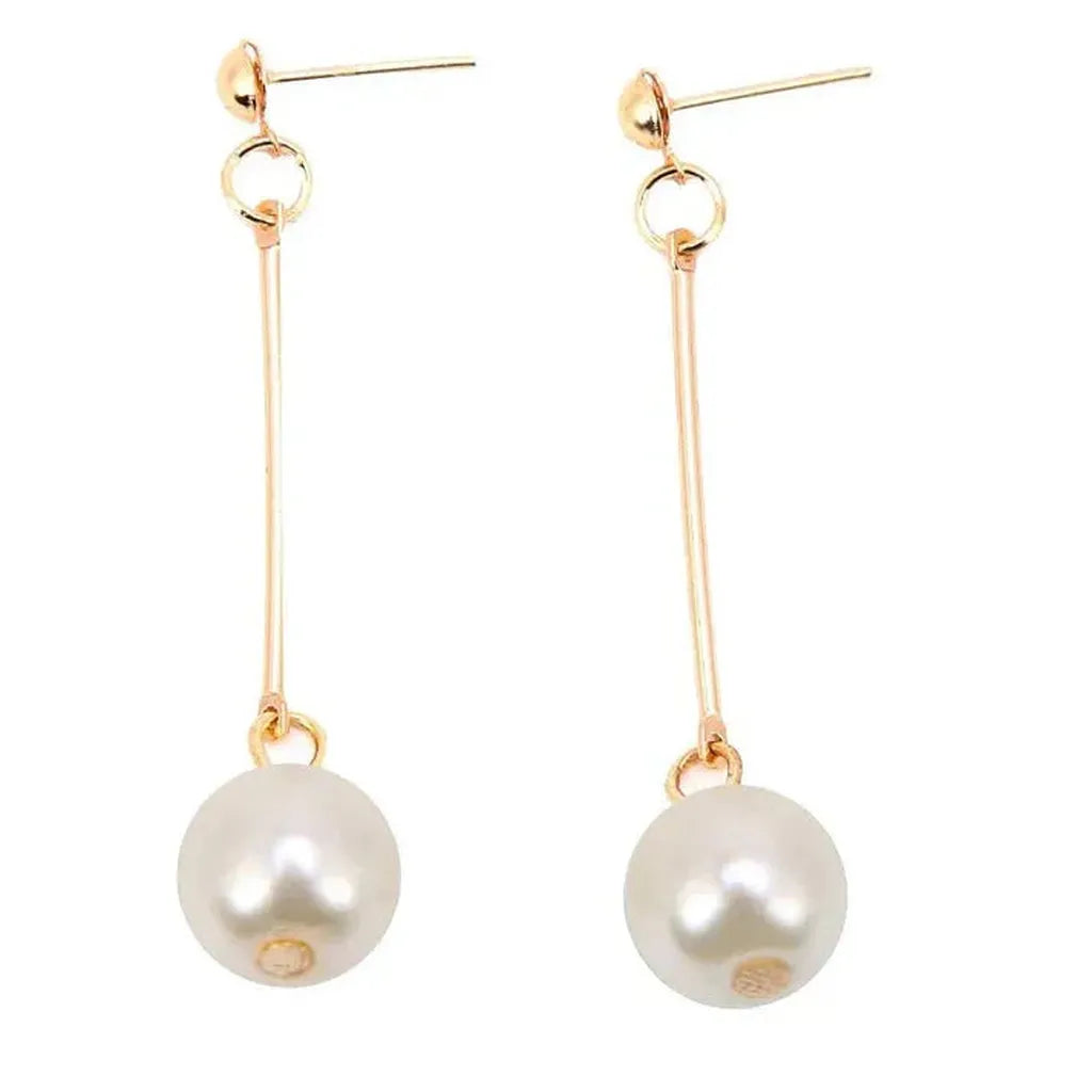 Luxurious earrings with special beads, handcrafted