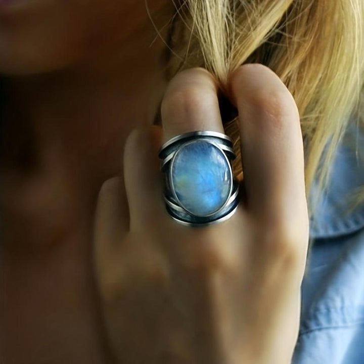 Magical Ring with Moonstone
