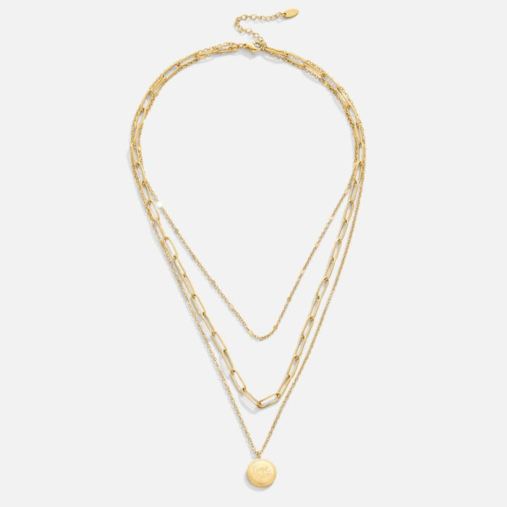Multi-layered Coin Necklace "Janie"