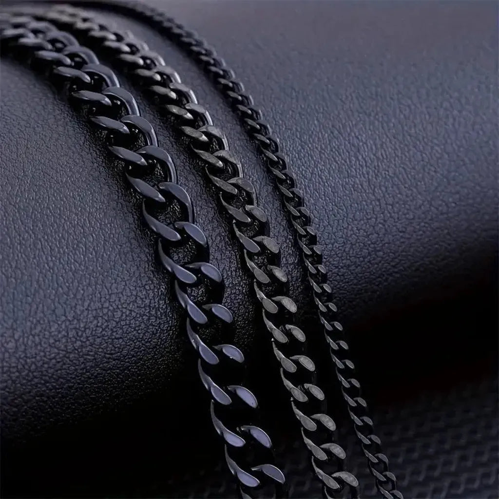 Minimalist Necklace with Curb Chain for Men