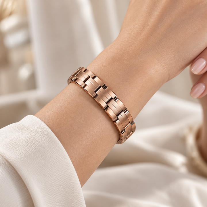 Modern Copper Chain Bracelet