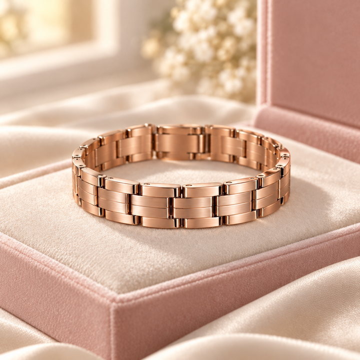 Modern Copper Chain Bracelet