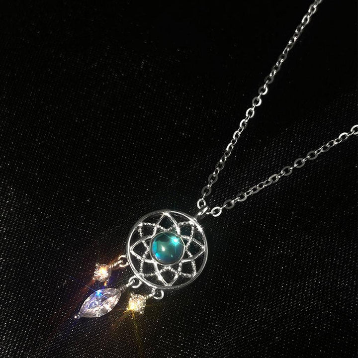 Moon Chain "Fisher of Dreams" with Crystal