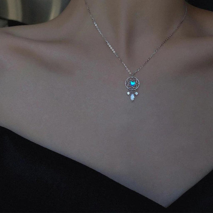 Moon Chain "Fisher of Dreams" with Crystal