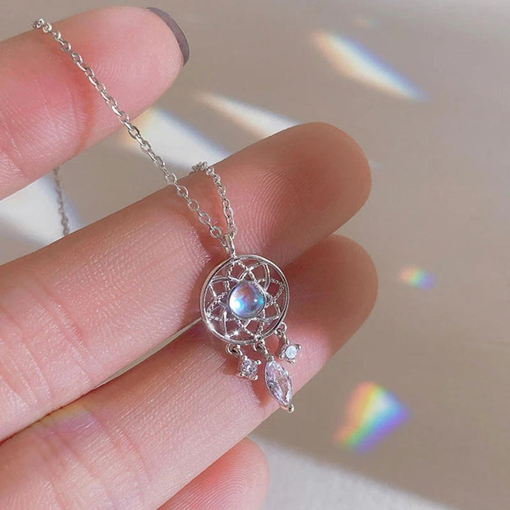 Moon Chain "Fisher of Dreams" with Crystal