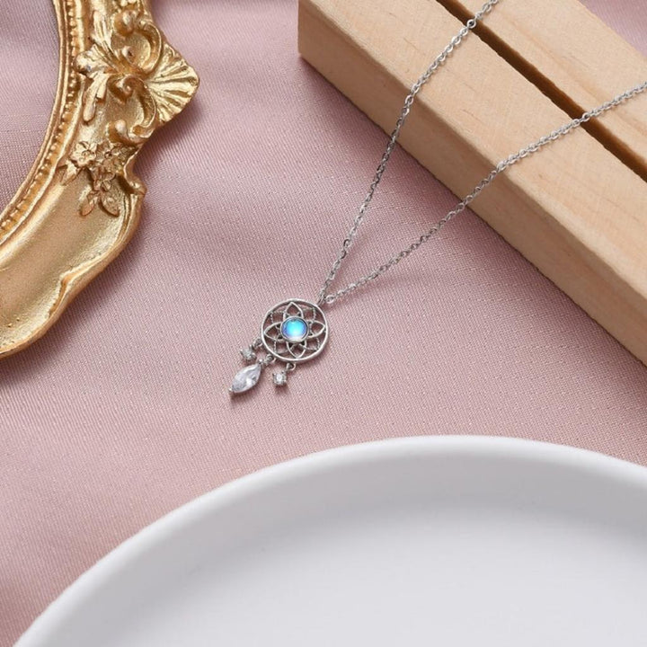 Moonstone Necklace Dreamcatcher