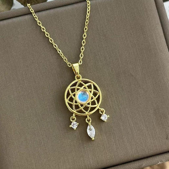 Moonstone Necklace Dreamcatcher
