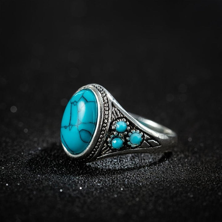 Nomad Blausteinring | White Gold