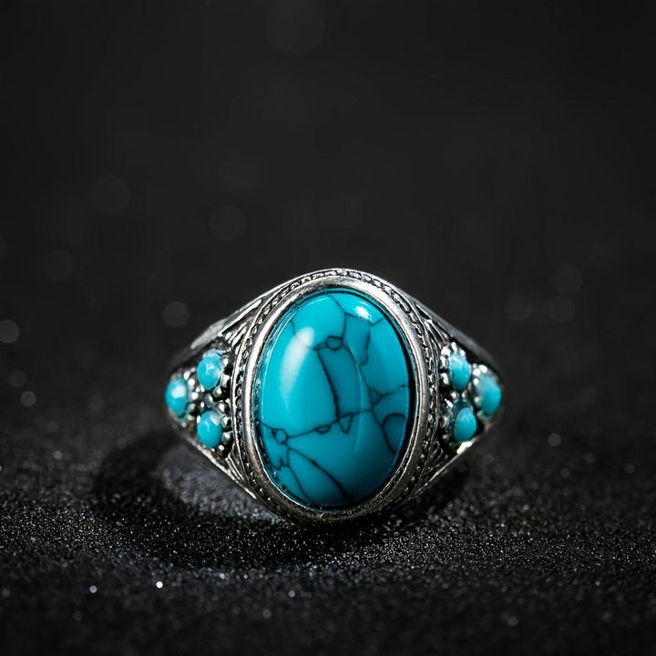 Nomad Blausteinring | White Gold