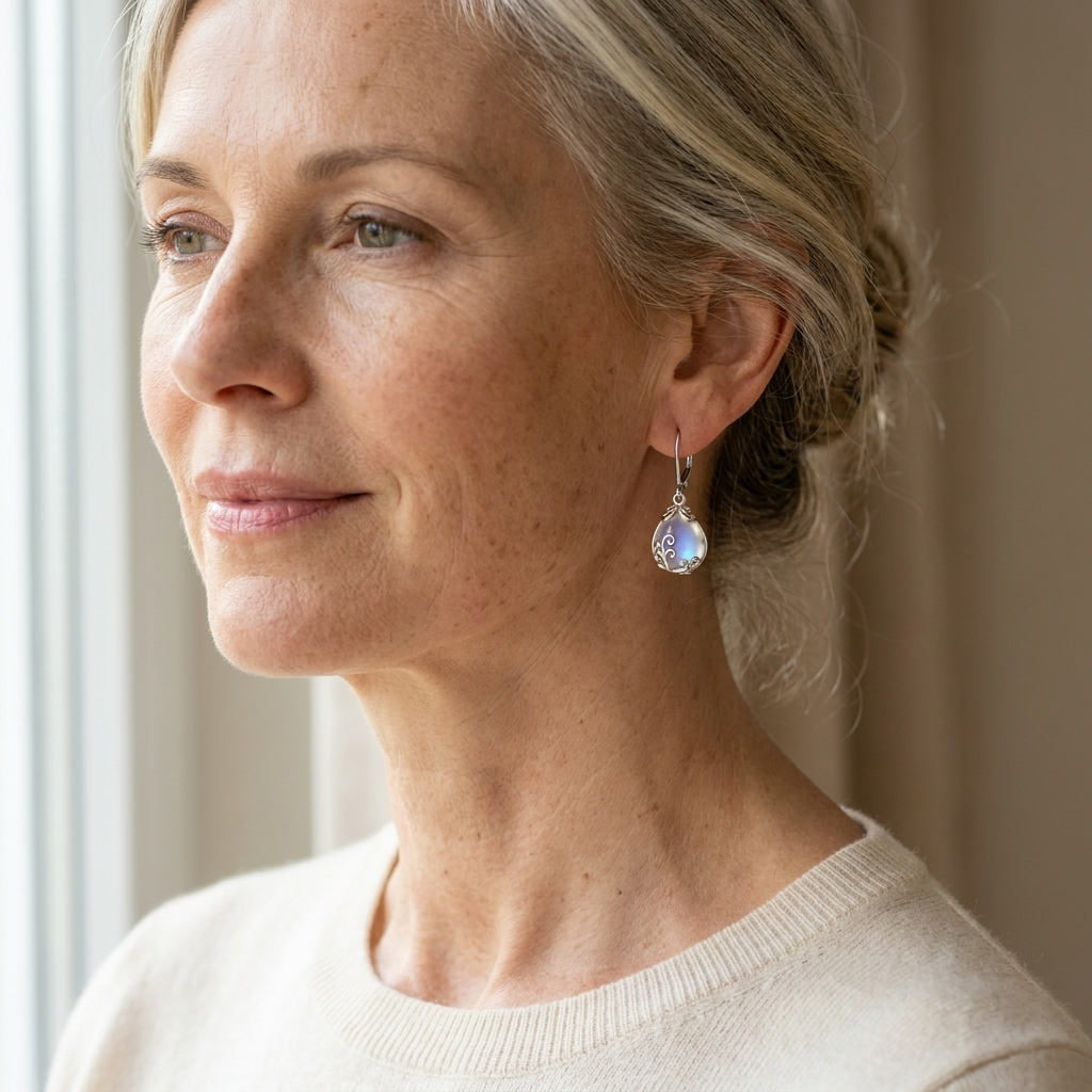 Moonstone Earrings Free Spirit