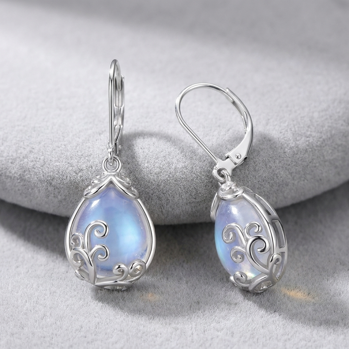Moonstone Earrings Free Spirit