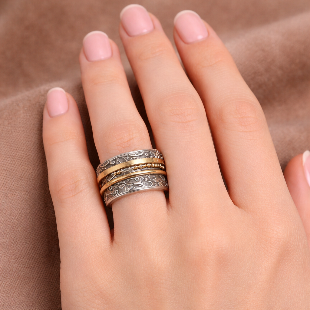 Retro Ring with Baroque Design