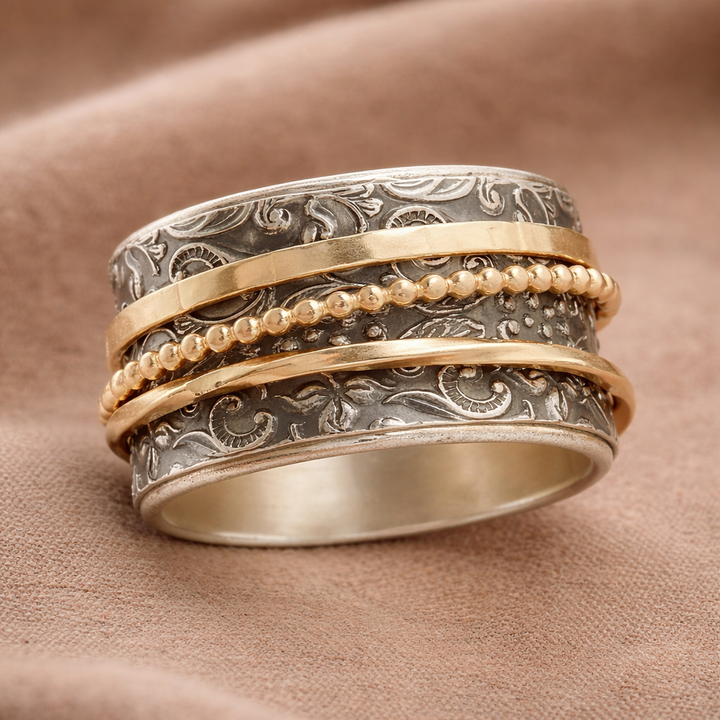 Retro Ring with Baroque Design