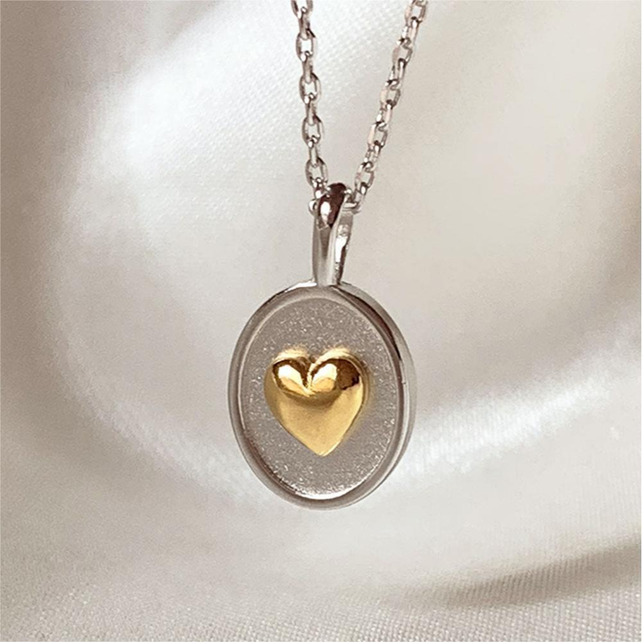 Retro Heart Necklace