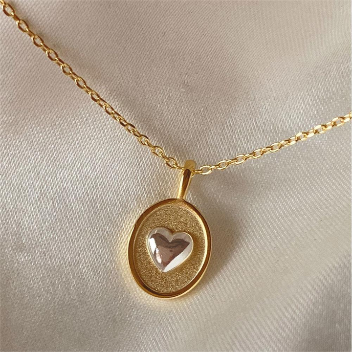 Retro Heart Necklace