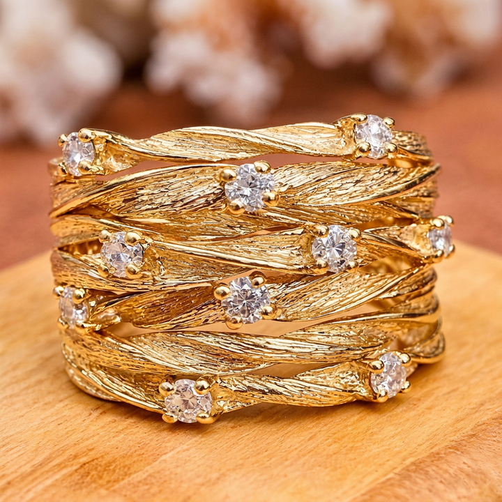 Retro White Gold Ring