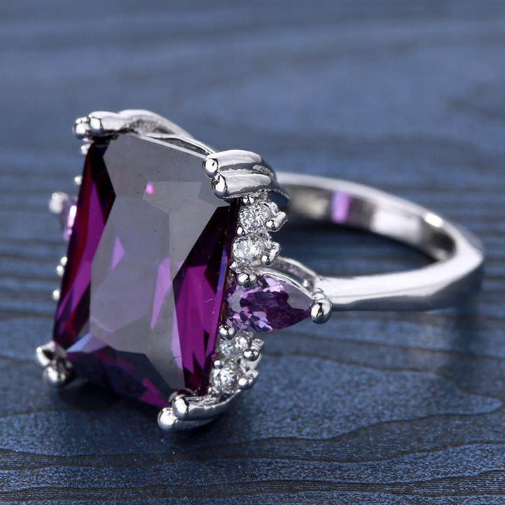 Franziska Ring with Amethyst
