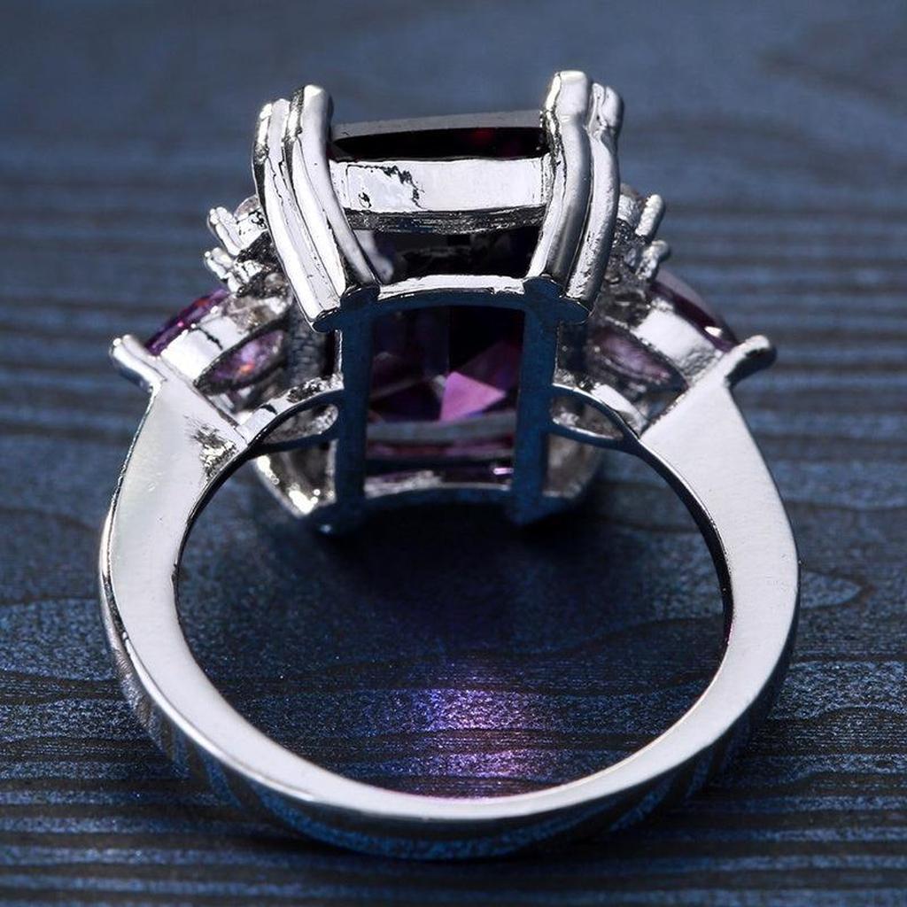 Franziska Ring with Amethyst