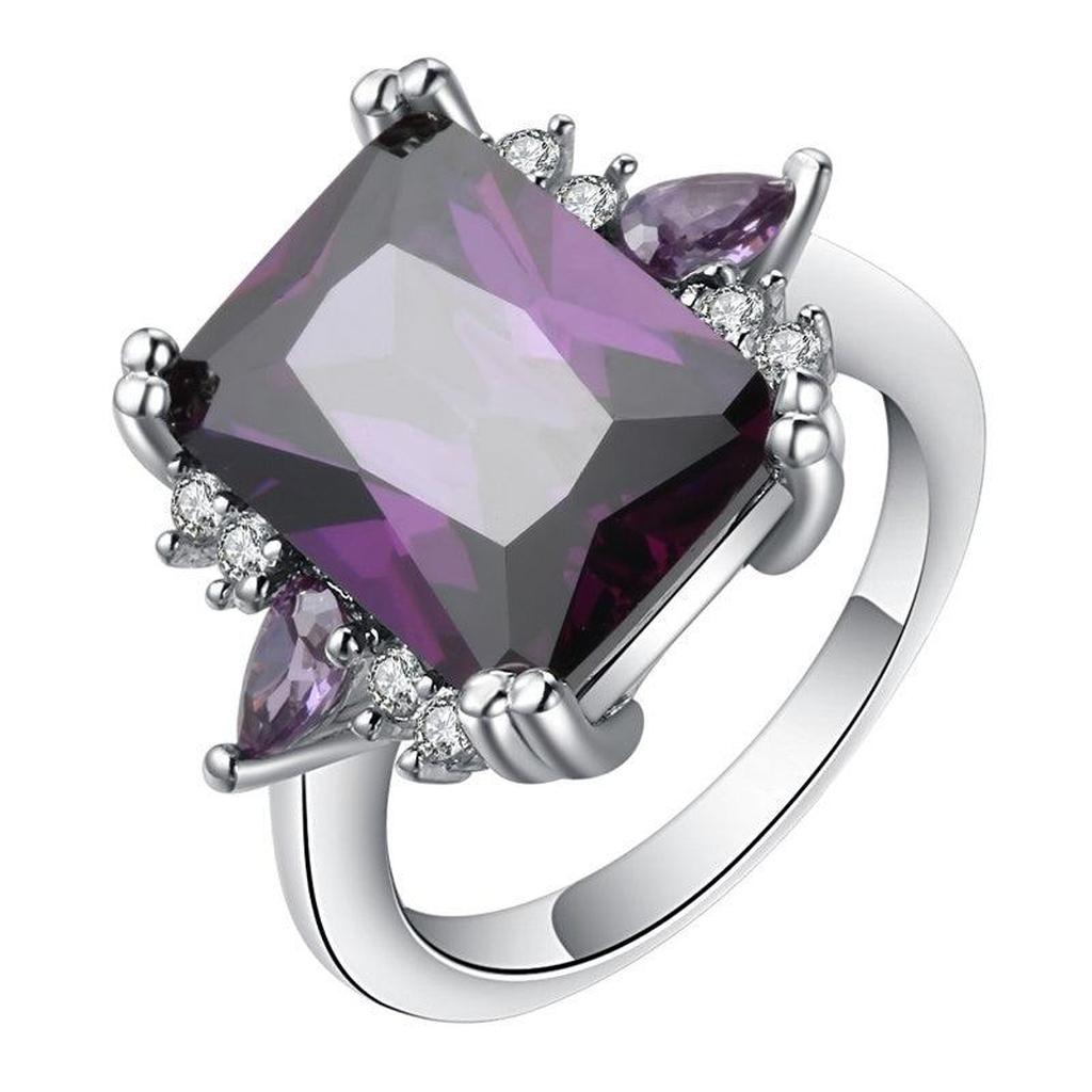 Franziska Ring with Amethyst