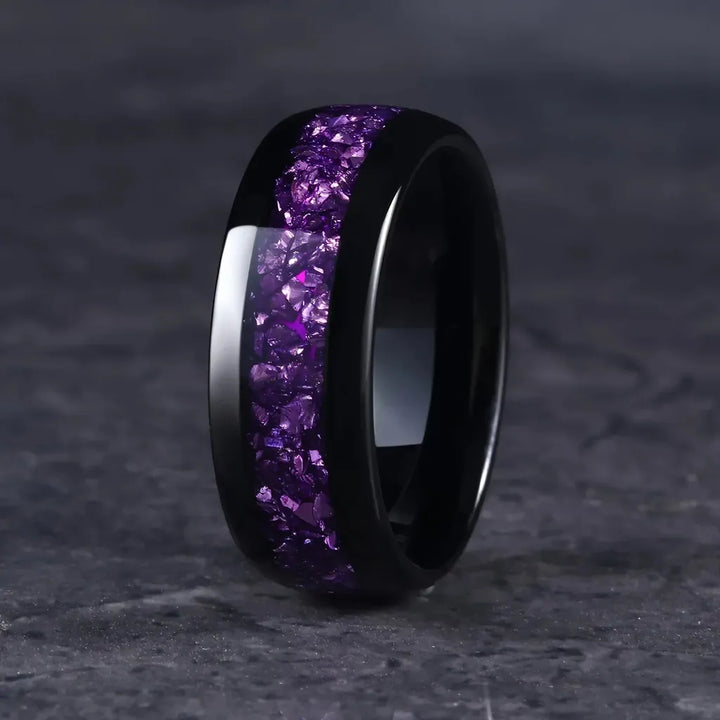 Joanna Ring with Amethyst