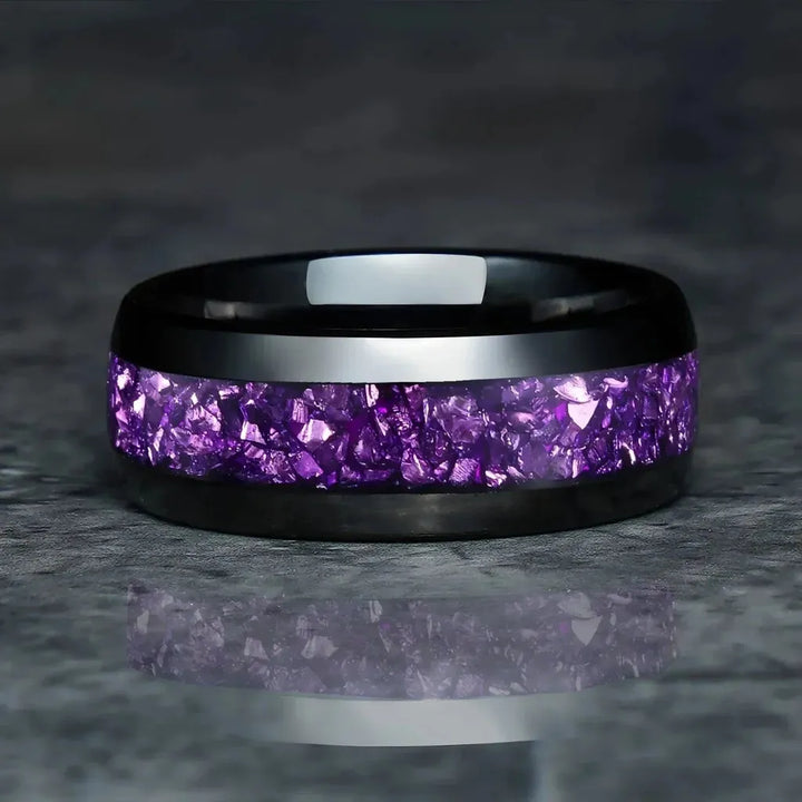Joanna Ring with Amethyst