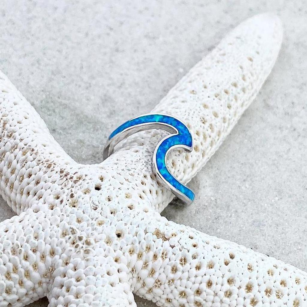 Ring Sea in Opal and Silver