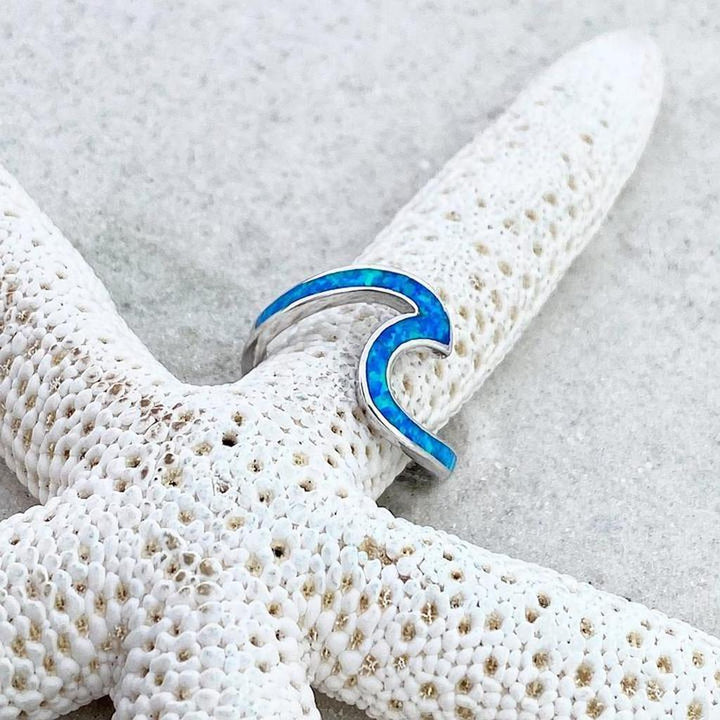 Ring Sea in Opal and Silver