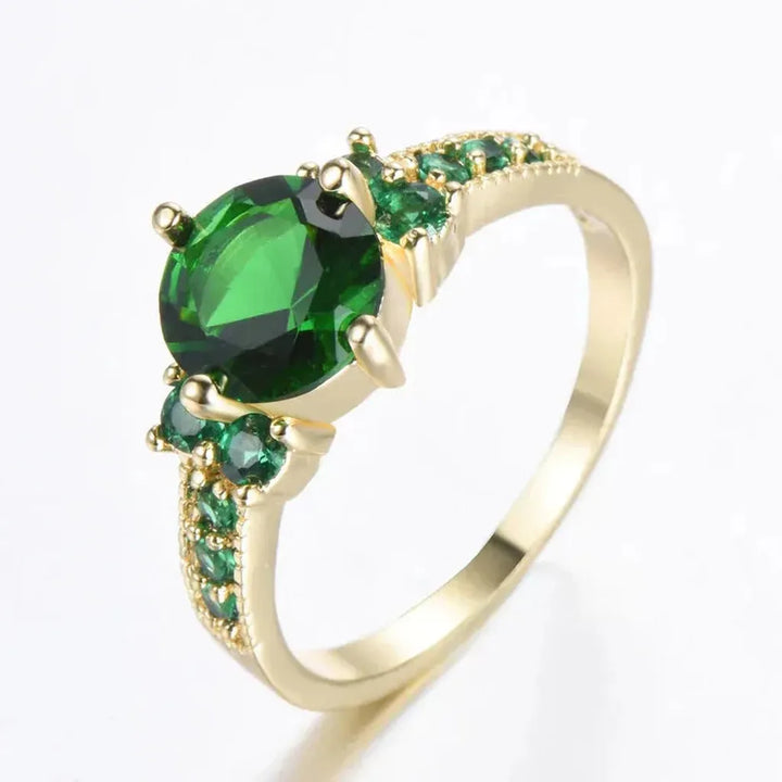 Gold and Emerald Ring