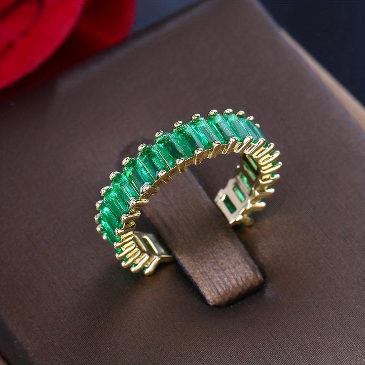 Emerald and Gold Ring